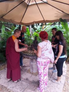 Butterlamps Prayers at Open Awareness Buddhsit Center - MiamiBuddhism.com